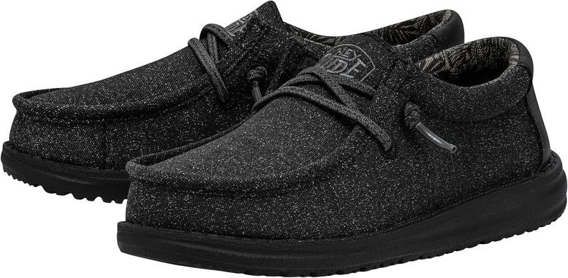 Hey Dude Basic Kids Black Slip-On Shoes by shoes - Image 3